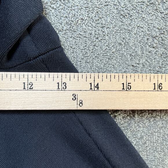 Ming Wang Pants Womens Large Blue Knit Pull On Straight Ankle High Rise Casual - Picture 10 of 11